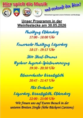 Musikprogramm 2026