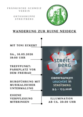 FSV-Wanderung zur Ruine Neideck (Bild vergr&ouml;&szlig;ern)