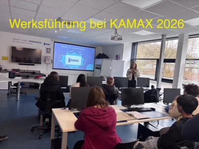 Betriebsbesichtigung der H9PUSCH bei der Firma Kamax (Bild vergr&ouml;&szlig;ern)