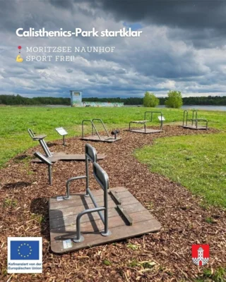 Neuer Fitness-Parcours am Moritzsee fertiggestellt