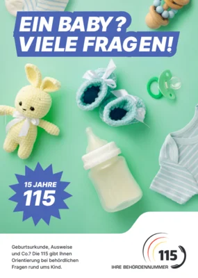 Die 115 gibt Ihnen Orientierung bei behördlichen Fragen.