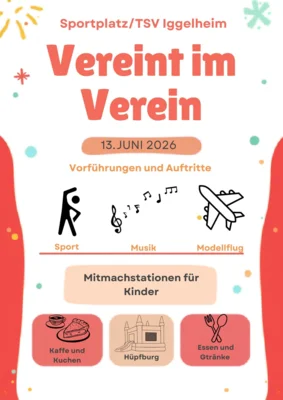 Vereint im Verein / Tag der offenen Tür – 13. Juni 2026