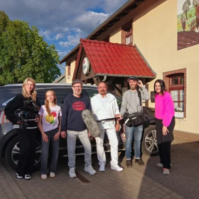 Kamerateam im Landgasthof Barkow