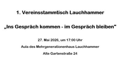 Veranstaltungshinweis: Vereinsstammtisch Lauchhammer
