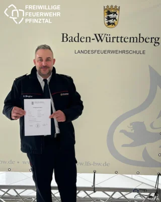 Neuer Gruppenführer für die Feuerwehr Pfinztal (Bild vergr&ouml;&szlig;ern)