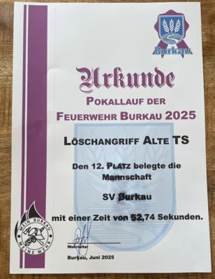 SV Burkau zu Gast bei der Freiwilligen Feuerwehr Burkau (Bild vergr&ouml;&szlig;ern)