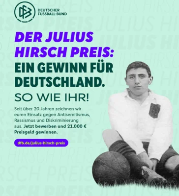 JETZT BEWERBEN: JULIUS HIRSCH PREIS 2026