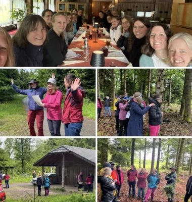 Pädagogischer Tag zum Thema "Grünes Klassenzimmer - Lernen mit allen Sinnen im Wald"