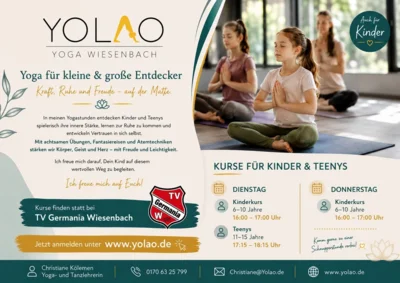 Yoga Kinder- und Teeny-Kurse bei TV-Germania (Bild vergr&ouml;&szlig;ern)