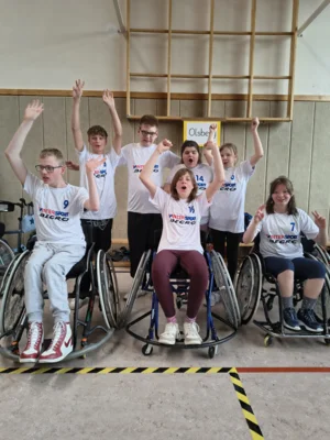 2. Platz bei Mini-Rollstuhlbasketball-Turnier in Hemer (Bild vergr&ouml;&szlig;ern)
