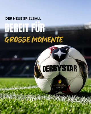 DERBYSTAR präsentiert offiziellen Spielball zum Finaltag der Amateure 2026