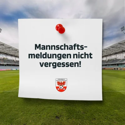 Mannschaftsmeldung zur Saison 2026/27 nicht vergessen! (Bild vergr&ouml;&szlig;ern)