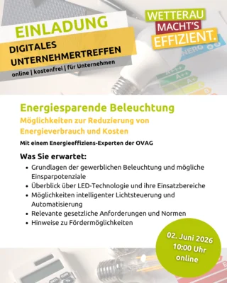 Kostenloses Webinar: Energiesparende Beleuchtung für Unternehmen (Bild vergr&ouml;&szlig;ern)