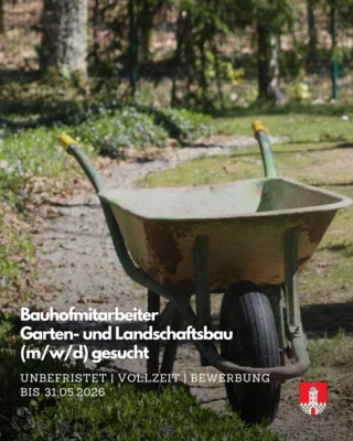Bauhofmitarbeiter/ Garten- Landschaftsbau (m/w/d) gesucht