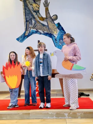 Pfingstgottesdienst für den 3. und 4. Jahrgang