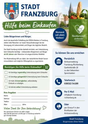 Stadt Franzburg - Hilfe beim Einkaufen (Bild vergr&ouml;&szlig;ern)