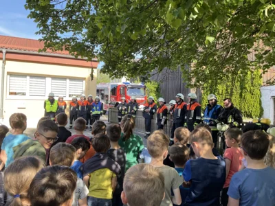 Brandschutzübung an der GS Mähring