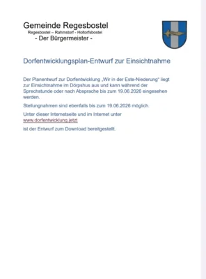 Dorfentwicklungsplan