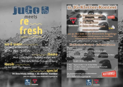 JuGo meets Refresh mit JG KLETTERKONTEST!