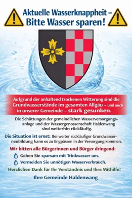 Wasserknappheit