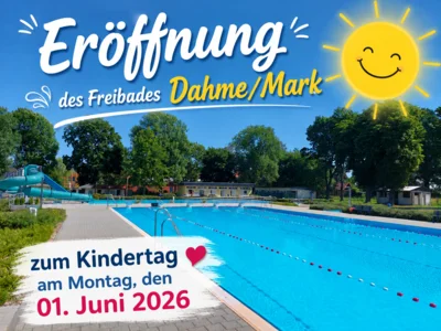 Eröffnung des Freibades Dahme/Mark zum Kindertag