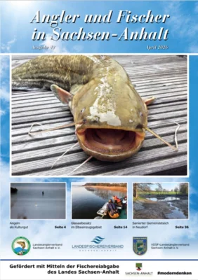 Foto: Fachzeitschrift Angler & Fischer in Sachsen-Anhalt Ausgabe I-2026 Foto zur Meldung: Neue Ausgabe der Verbandszeitung abrufbar