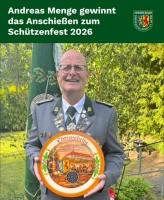 Andreas Menge gewinnt das Anschießen 2026 mit einer 10,4 (Bild vergr&ouml;&szlig;ern)