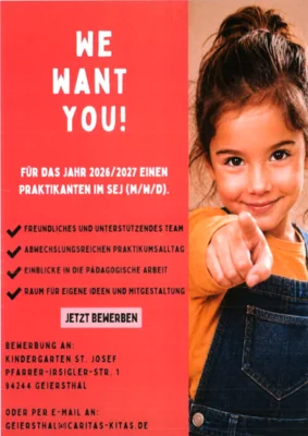 We want you!