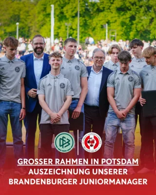 Junges Ehrenamt im Fokus: 40 neue DFB-Junior-Manager ausgezeichnet