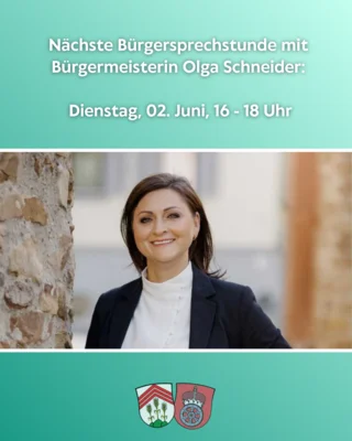 Bürgersprechstunde mit Bürgermeisterin Olga Schneider (Bild vergr&ouml;&szlig;ern)