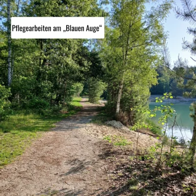 Pflegearbeiten Kiesgrube (Bild vergr&ouml;&szlig;ern)