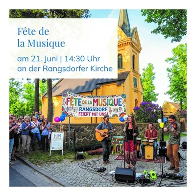 Foto: © KI generiert Foto zur Meldung: Erste Fête de la Musique in Rangsdorf