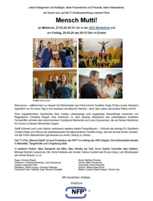 Mansfeld im Ersten: TV-Film „Mensch Mutti!“ wird ausgestrahlt