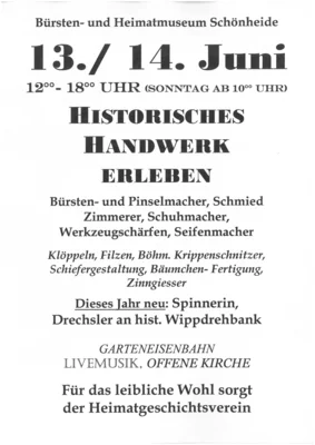 Bürsten- und Heimatmuseum Schönheide (Bild vergr&ouml;&szlig;ern)