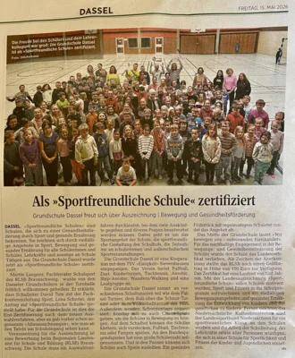 Sportfreundliche Schule!