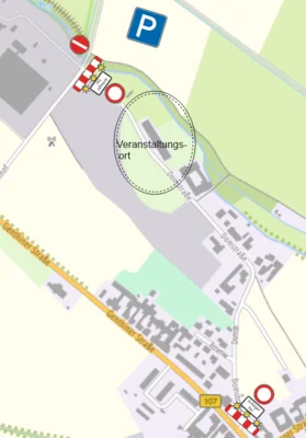Sperrung der Domstraße im Ortsteil Tucheim am 13.06.2026 (Bild vergr&ouml;&szlig;ern)