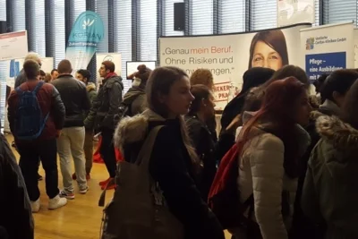 Meldung: Berufsfachschüler auf der AusbildungVest 2016