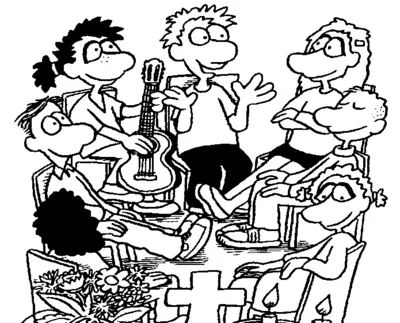 Der neue Konfi-Jahrgang (Bild vergr&ouml;&szlig;ern)