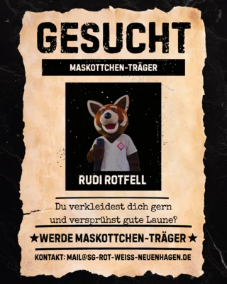 Gesuch zum Maskottchen-Träger