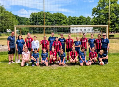 Meldung: 31.05.26: Ereignisreiches Testspiel für die noch frischen VfB-Mädels zum Sportfest