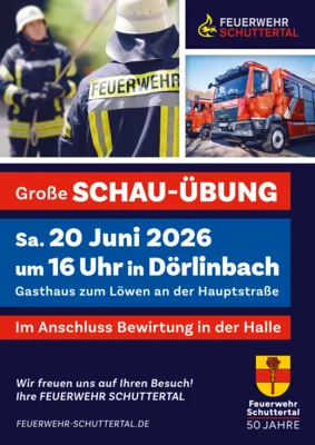 Schau-Übung – 50 Jahre FW Schuttertal