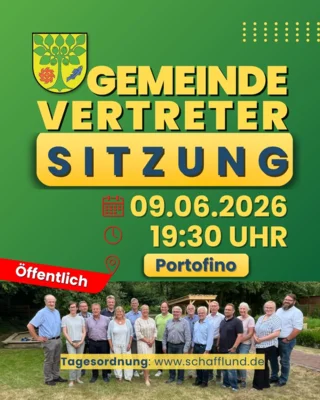 Einladung zur Gemeindevertretersitzung
