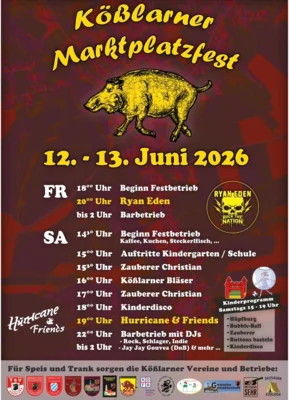 Kößlarner Marktplatzfest 12.-13.06.2026 (Bild vergr&ouml;&szlig;ern)