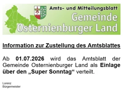 Zustellung Amtsblatt ab 01.07.2026 als Einlage im "Super Sonntag" (Bild vergr&ouml;&szlig;ern)