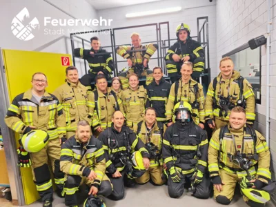 Löschgruppe Wachendorf auf der Atemschutzstrecke Schleiden (Bild vergr&ouml;&szlig;ern)