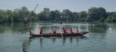 Gleichgewicht und Orientierung waren beim Geschicklichkeitsturnier der Fischerstecher Stepperg gefragt (Bildnachweis: FCR). (Bild vergr&ouml;&szlig;ern)