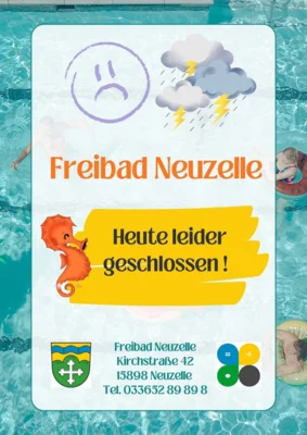 Freibad Neuzelle am 05.06.2026 geschlossen (Bild vergr&ouml;&szlig;ern)