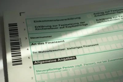Steuererklärungsvordruck 2027 - Einwohnermeldeamt (Bild vergr&ouml;&szlig;ern)