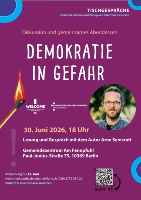 Tischgespräche – Diakonie, Kirche und Zivilgesellschaft im Gespräch