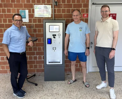 Anschaffung einer neuen Kassenanlage für unser Hallen- und Freibad (Bild vergr&ouml;&szlig;ern)
